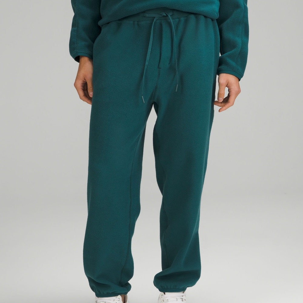 Lululemon Mens Classic-Fit Fleece Jogger (Size Small) Green Jasper NWT